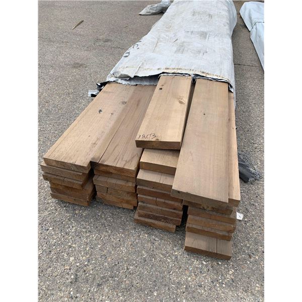 PALLET LOT OF 28 PIECES - 2 X 8 X 14 Kiln Dried Rough Decking