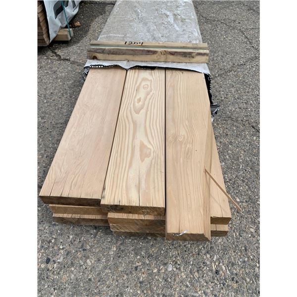PALLET LOT OF 12 PIECES - 2 x 8 x 10 FT - S4S Premium Lumber western red cedar
