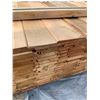 Image 2 : PALLET LOT OF 180 PIECES - 1 x 6 x 14 FT - western red Cedar Stock channel siding Boards
