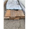 Image 1 : PALLET LOT OF 24 PIECES - 1 x 8 x 10 FT - western red Cedar S1S2E  #2 or beter boards