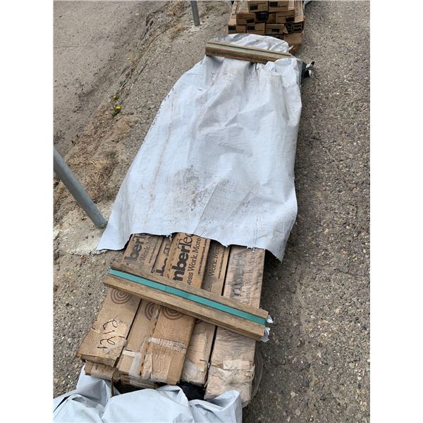 PALLET LOT OF 9 CASE - Timbertech Evolution Composite Deck Rail Pack - 6 ft walnut