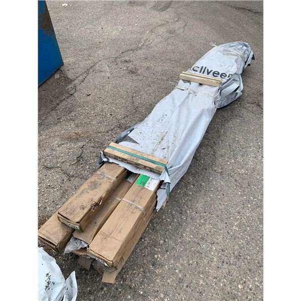 PALLET LOT OF 7 CASE - Timbertech Express Composite Deck Rail Pack  - 8 ft Walnut