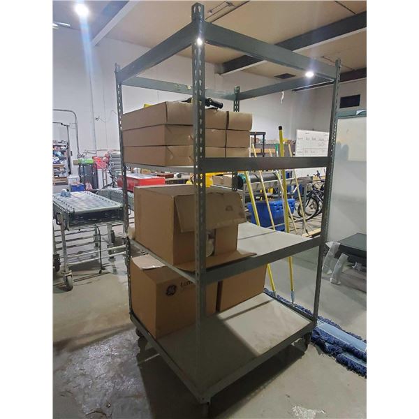 Assorted Large Metal Rolling Racks - 78"T X 45"W X 37"D - 1 RACK PER LOT