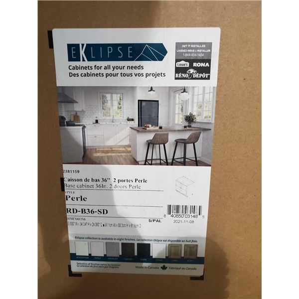 Eklipse Cabinets-Base Cabinet 36in with 2doors