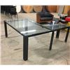 Image 1 : L shaped Glass Top Desk