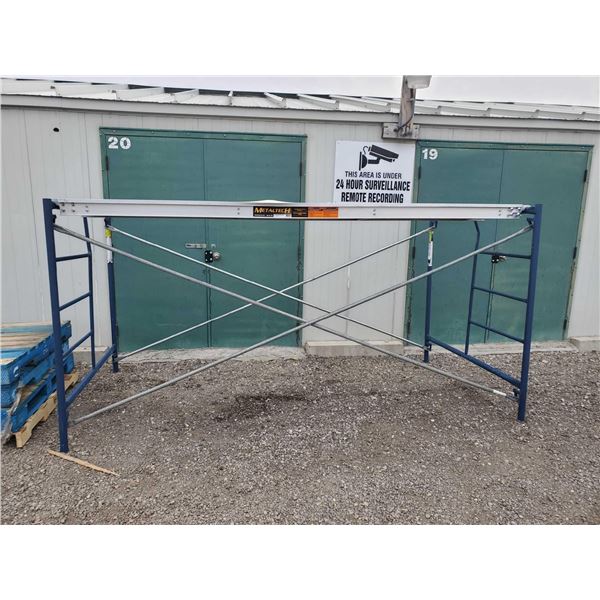 MetalTech Aluminum Scaffolding with 10'L x 19"W Aluminum & Wood Deck