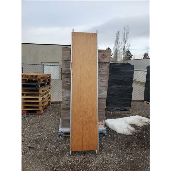 MetalTech 7'L X19'"W Aluminum & Wooden Scaffolding Platform - 1 PLATFORM / LOT