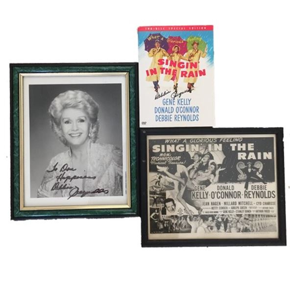 Singing in the Rain 2-disc special edition signed by Debbie Reynolds