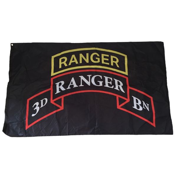 The Dog 3rd Ranger Bn Flag Movie Props