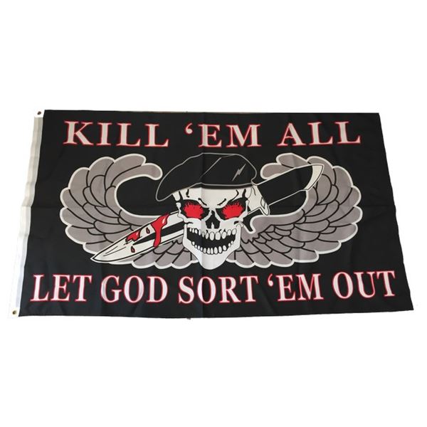 The Dog Skull Flag Movie Props