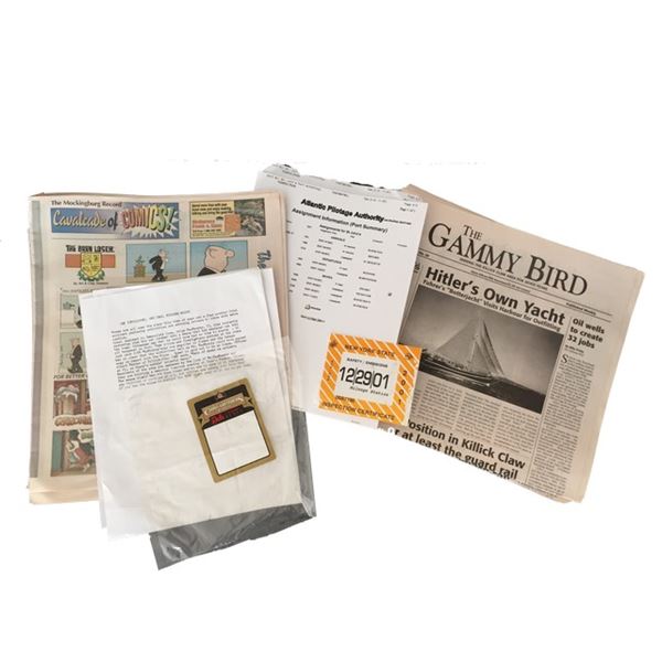 Shipping News Lot of Documents Movie Props