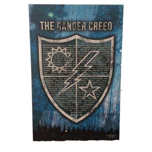The Dog Ranger Creed Canvas Movie Props