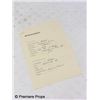 Image 1 : Inglourious Basterds Col. Hans Landa (Christoph Waltz) Paperwork Movie Props