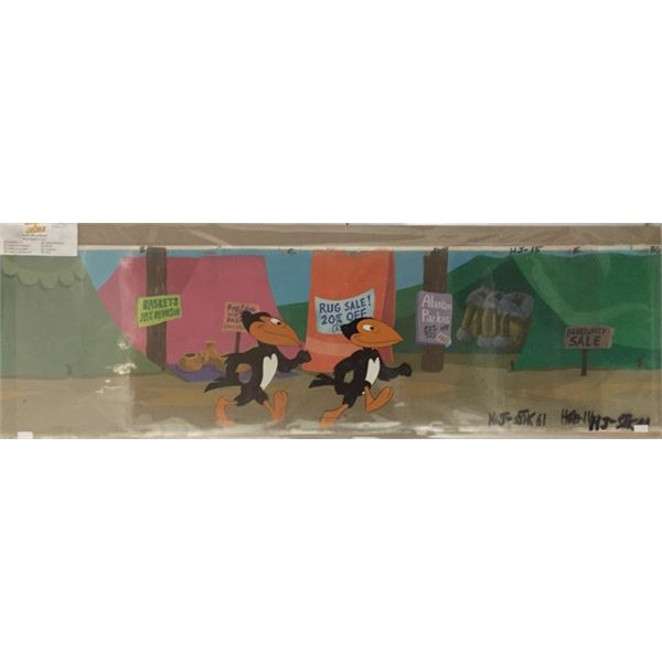 "Heckle and Jeckle" Animation Cel