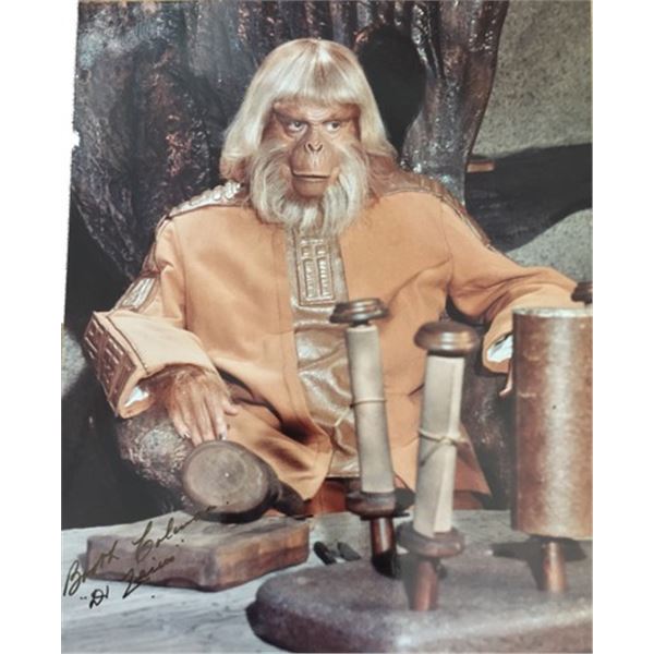 The Planet of the Apes TV Booth Coleman Signed Photo
