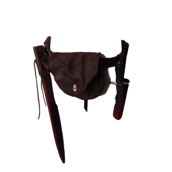 The Last Witchunter Kaulder (Vin Diesel)  Sword Belt /Torch Holder/Pouch Movie Props