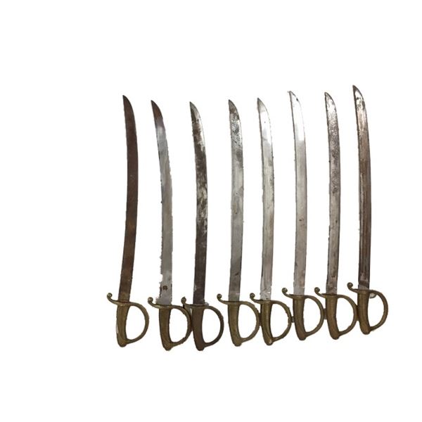 The Patriot Solder Lot of Swords Movie Props