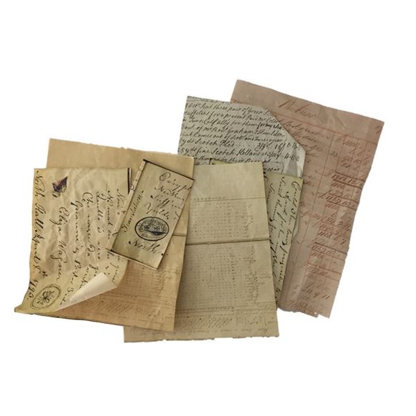 Django Candie Plantation Paperwork Movie Props