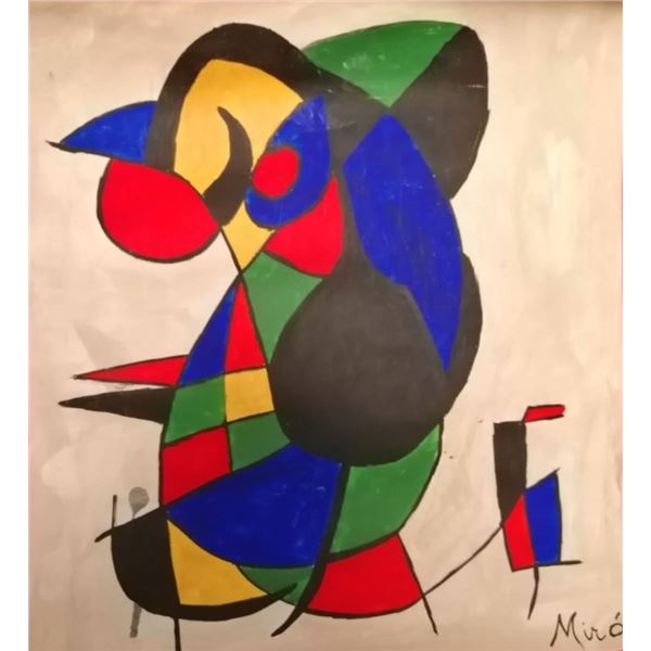 Joan Miró artwork (1893-1983).