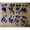 Image 1 : Yves Klein: Blue hand prints Untitled.