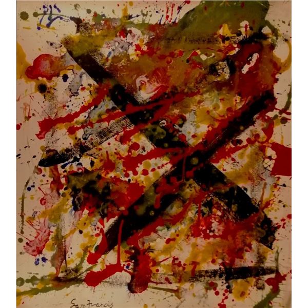 Sam Francis (1923 - 1994): Untitled painting.