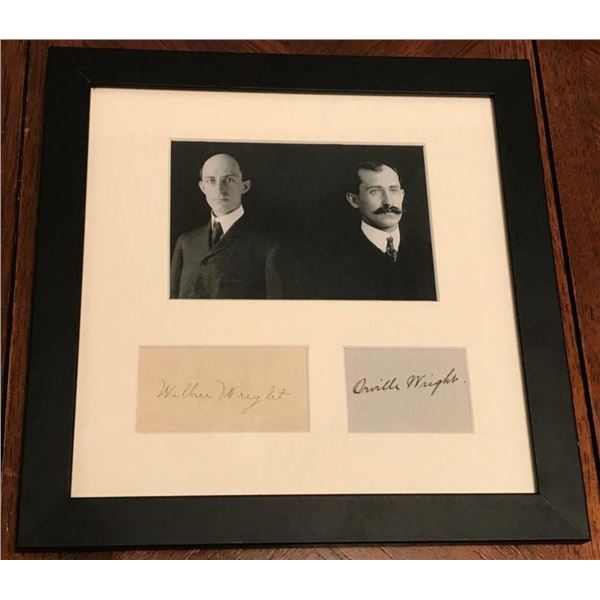 Wright brothers autographs (1871-1948), (1867-1912).