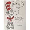 Image 2 : Dr. Seuss signed "The Cat in the Hat Drawing"