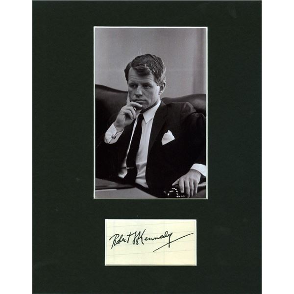 Robert F Kennedy autograph (1925-1968).