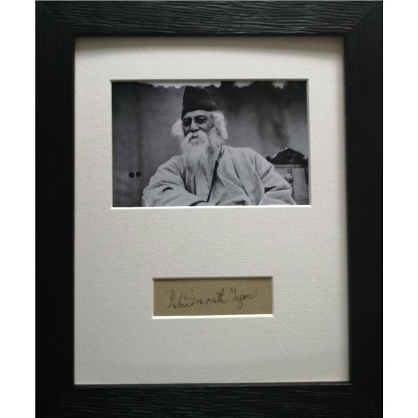 Rabindranath Tagore autograph (1861-1941)