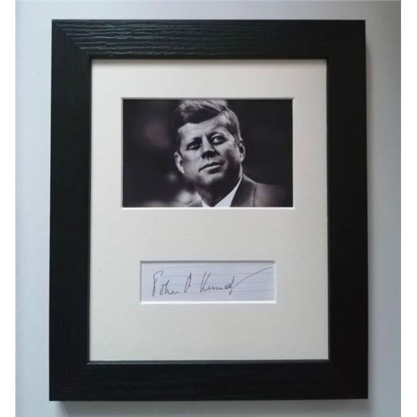 John F Kennedy autograph (1917-1963).