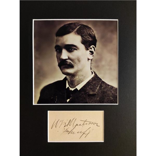 William Bat Materson signature (1853-1921).