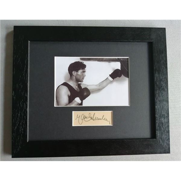Max Schmeling autograph (1905-2005)