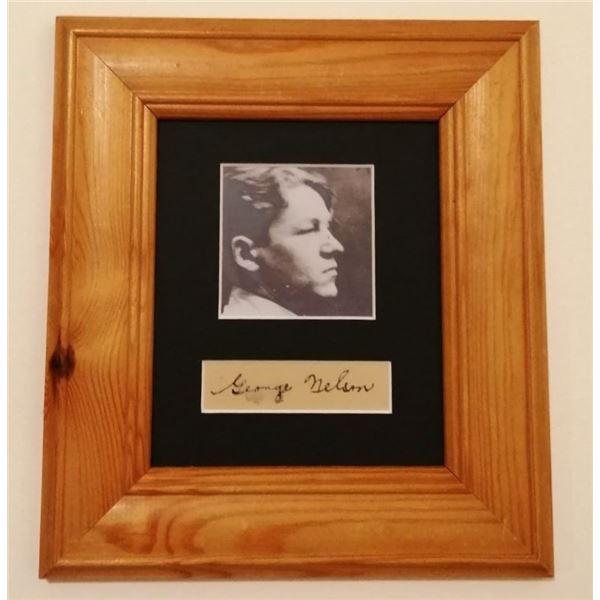 George Baby Face Nelson signature. (1908-1934).