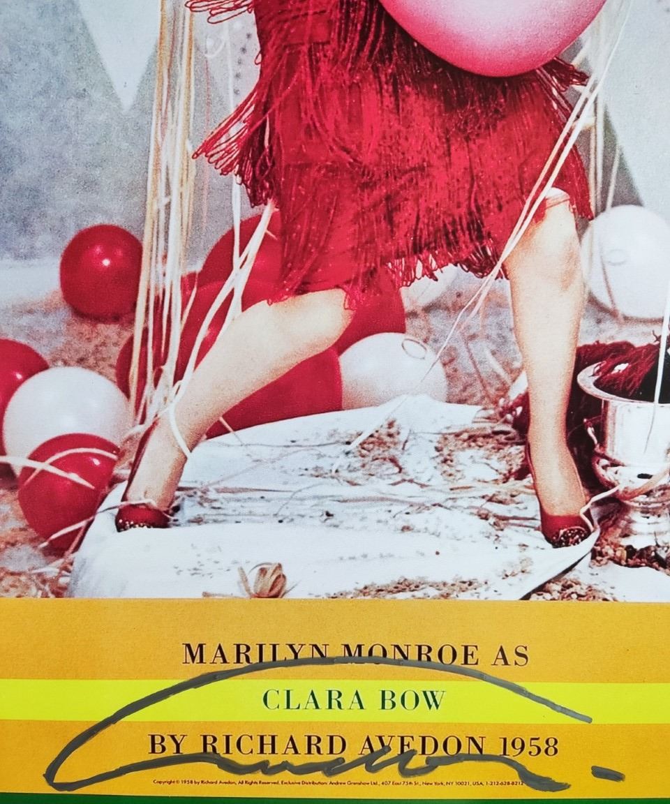 Marilyn Monroe as Clara Bow in 1958, ca. 1980's.