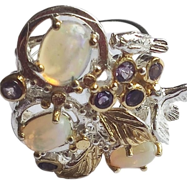 African Moonstone ring.
