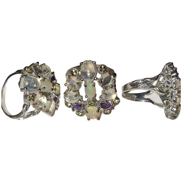 Ethiopian opal ring.
