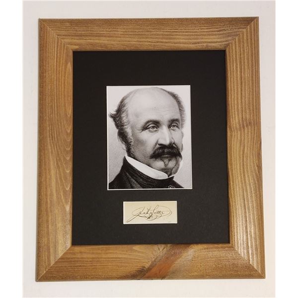 John Sutter signature.