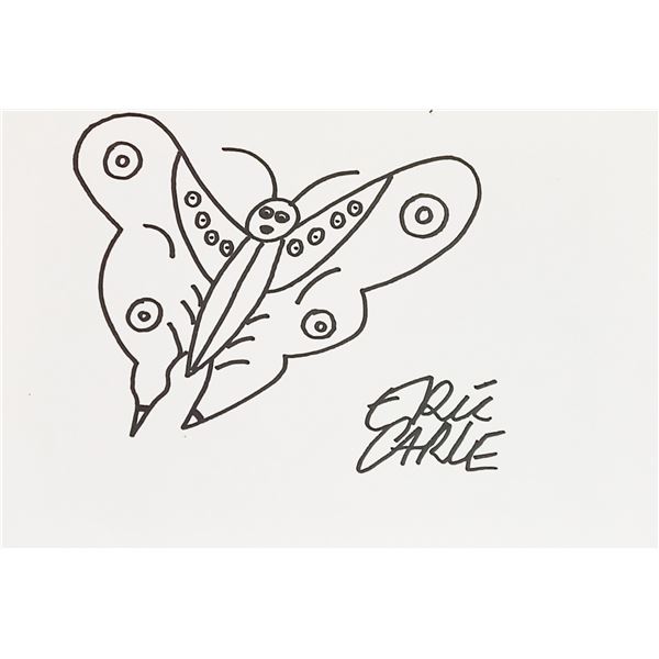 Eric Carle Butterfly drawing.