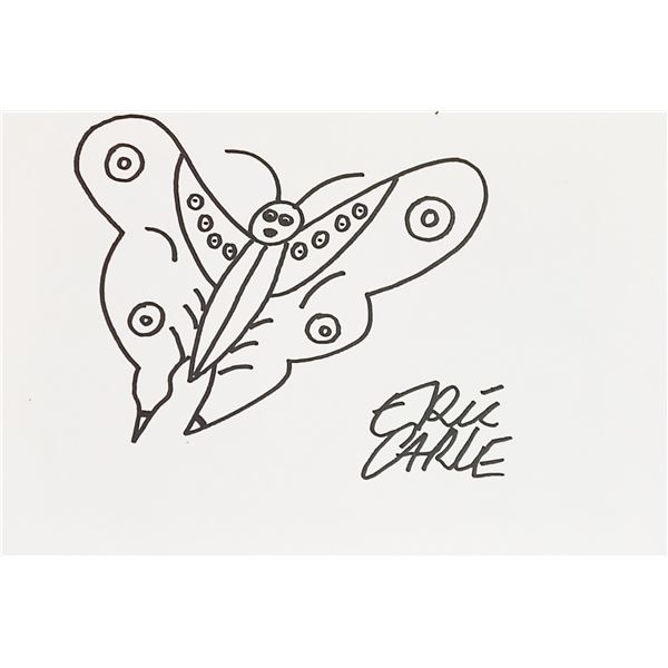 ERIC CARLE BUTTERFLY DRAWING.