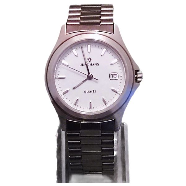 Vintage Junghans Quartz stainless steel watch.