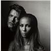 Image 1 : Photographer: Irving Penn - David Bowie and Iman 1994.