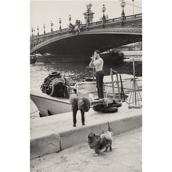 Henri Cartier-Bresson - Paris Along the Seine, 1955.