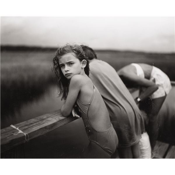 Photographer: Sally Mann: Jessie in the Wind, 1989.