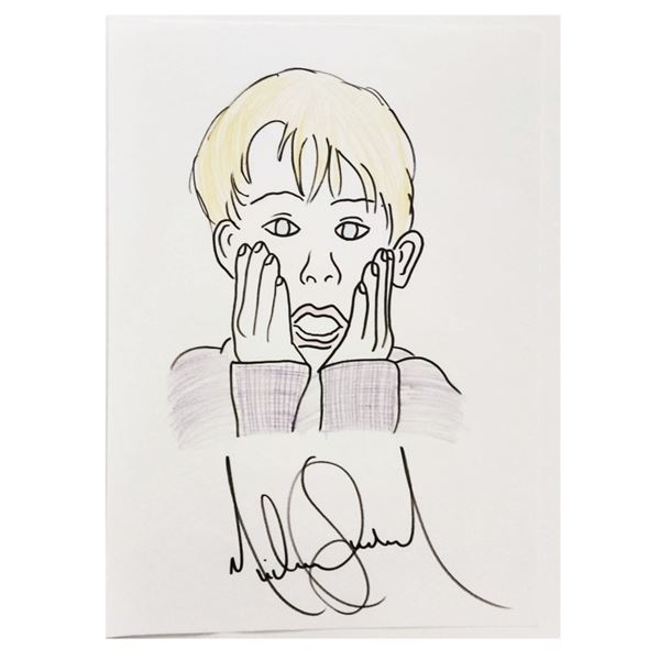 Michael Jackson drawing of Maculay Culkin.
