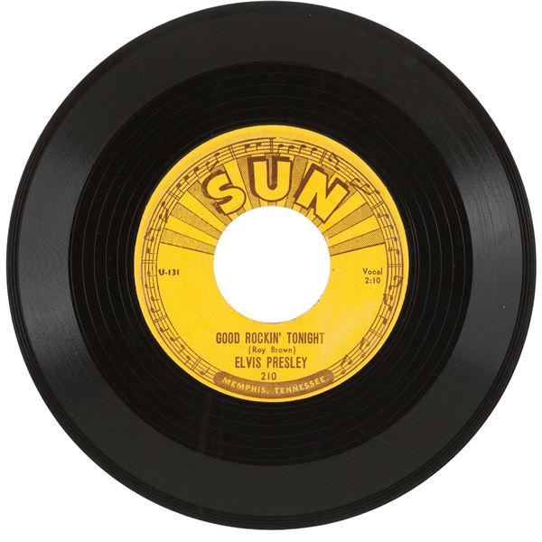 Elvis Presley  "Good Rockin' Tonight" (Sun 210, 1954)...