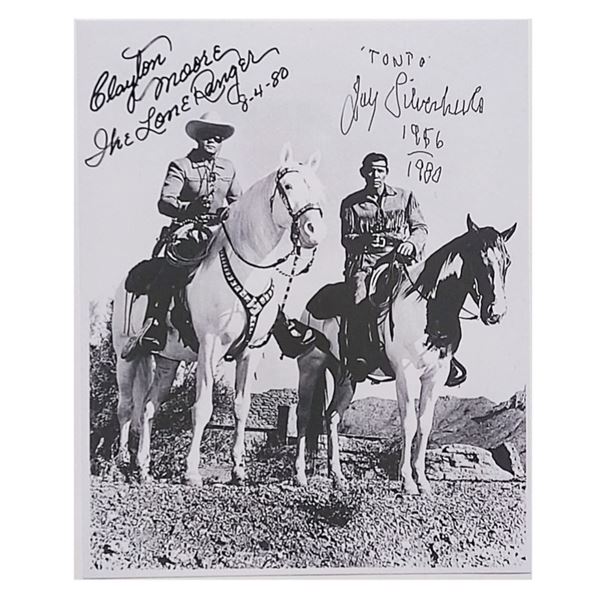 The Lone Ranger signed photograph.