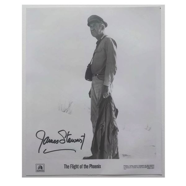 James Stewart signed photograph.