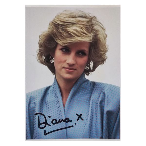 Princess Diana (1961-1997) signed photograph.