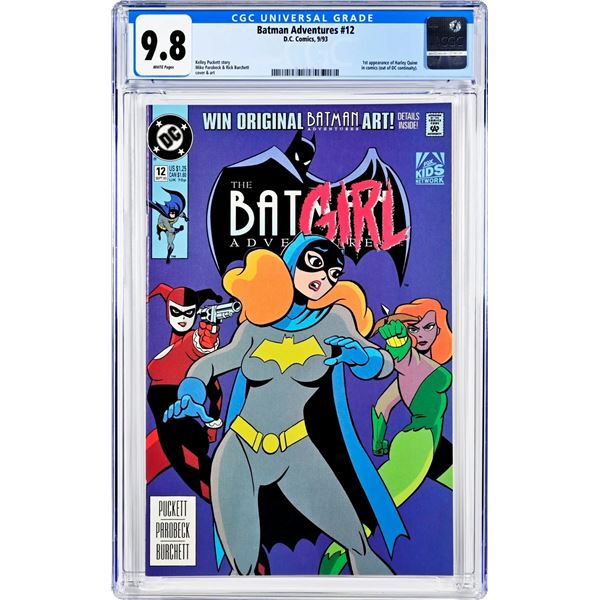 Batman Adventures 12 CGC 9.8 comic.