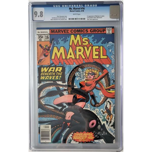 Ms. Marvel #16 comic book CGC 9.8